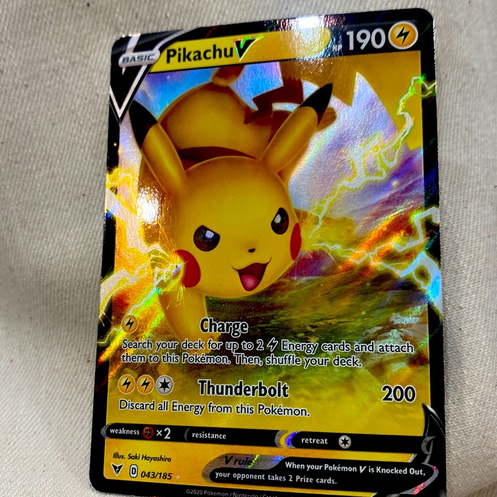 Very rare pokemon card
